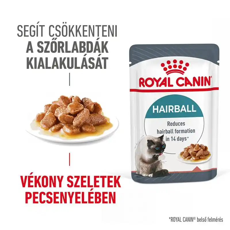 Royal Canin Hairball Care szószban Azonnal elérhető