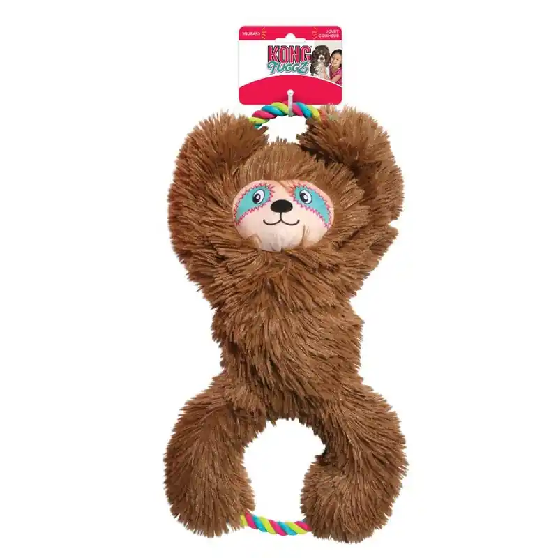 Vásárlói kedvenc KONG Tuggz™ Sloth lajhár, barna