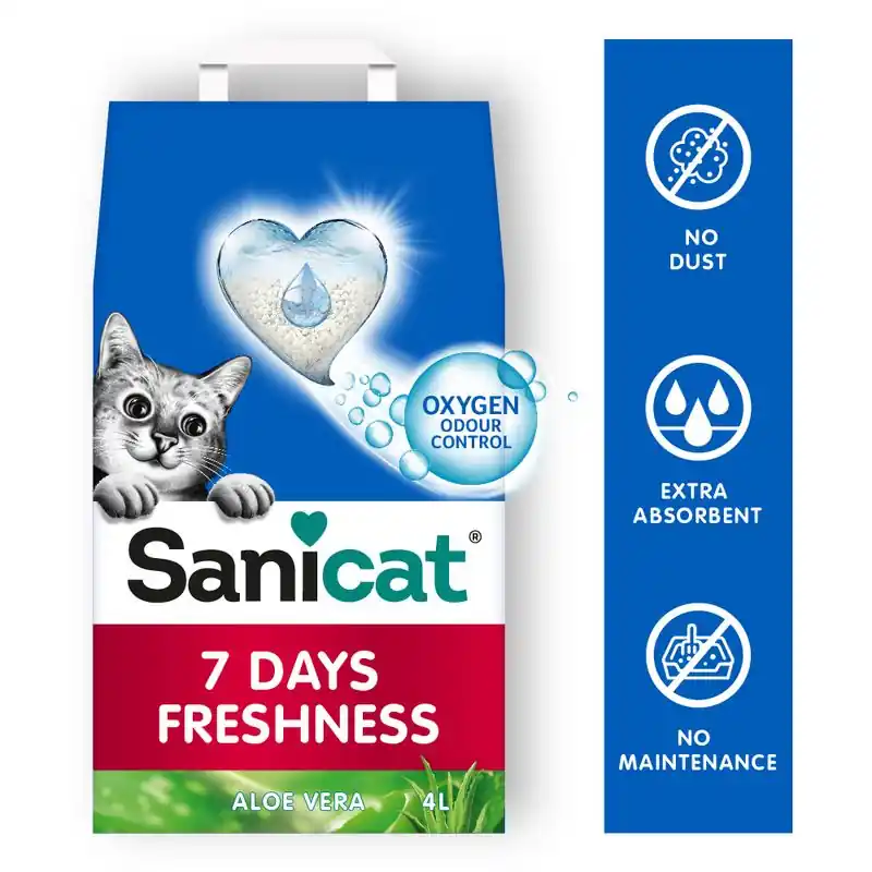 Gyors kiszállítás Sanicat 7 Days Aloe Vera macskaalom
