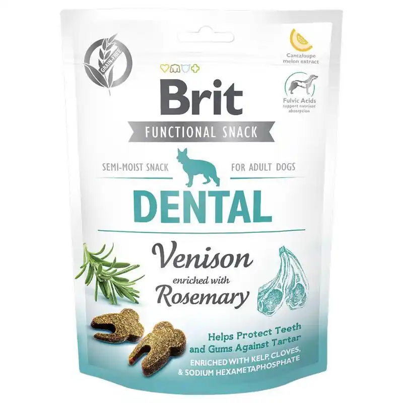 Olcsóbb Brit Care Functional Dental Snack Venison