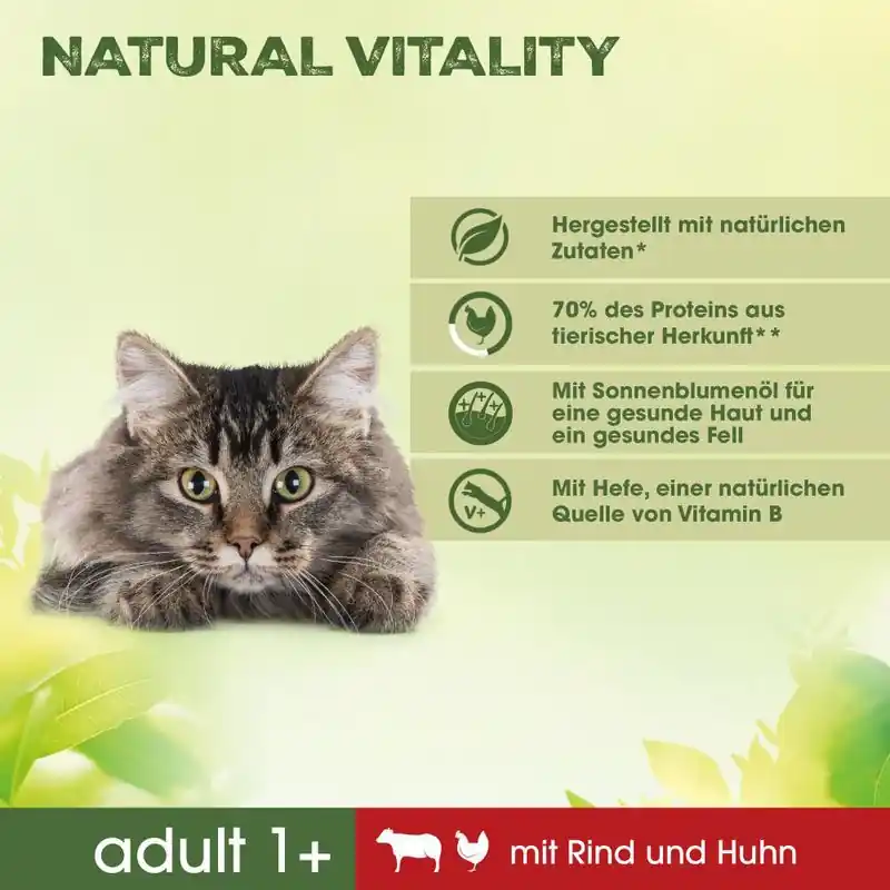 Perfect Fit Natural Vitality Adult 1+ marha & csirke Gyors szállítás