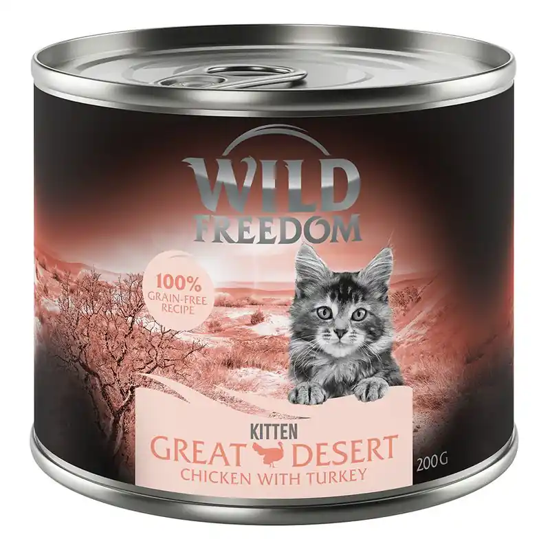 Legjobb ár Wild Freedom Kitten 6 x 200 g