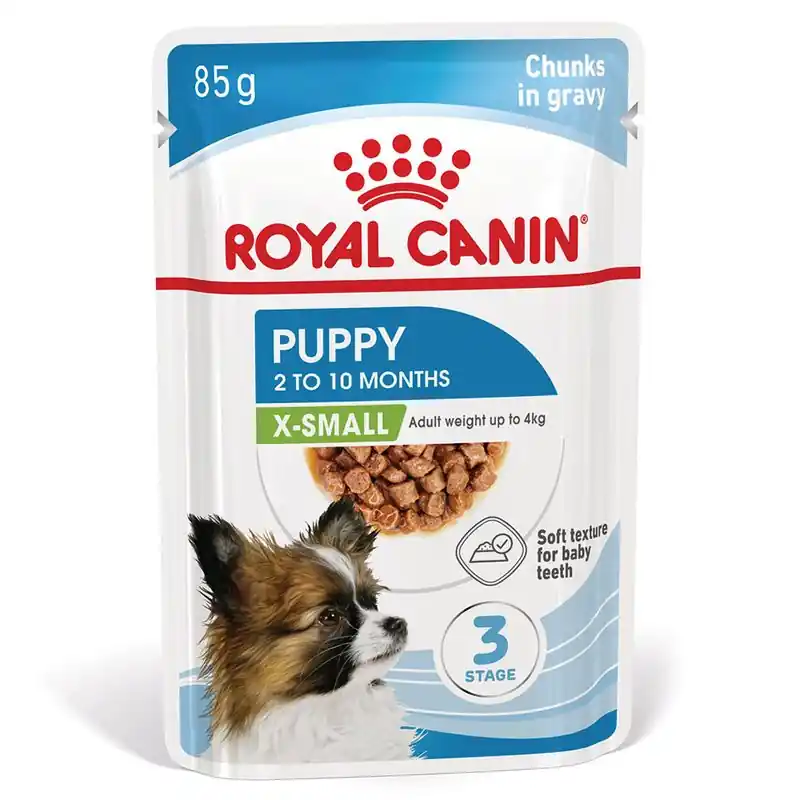 Olcsó Royal Canin X-Small Puppy szószban