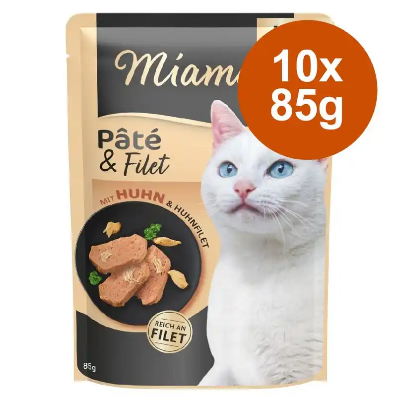 Miamor Pâté & Filet 10 x 85 g Csak ma