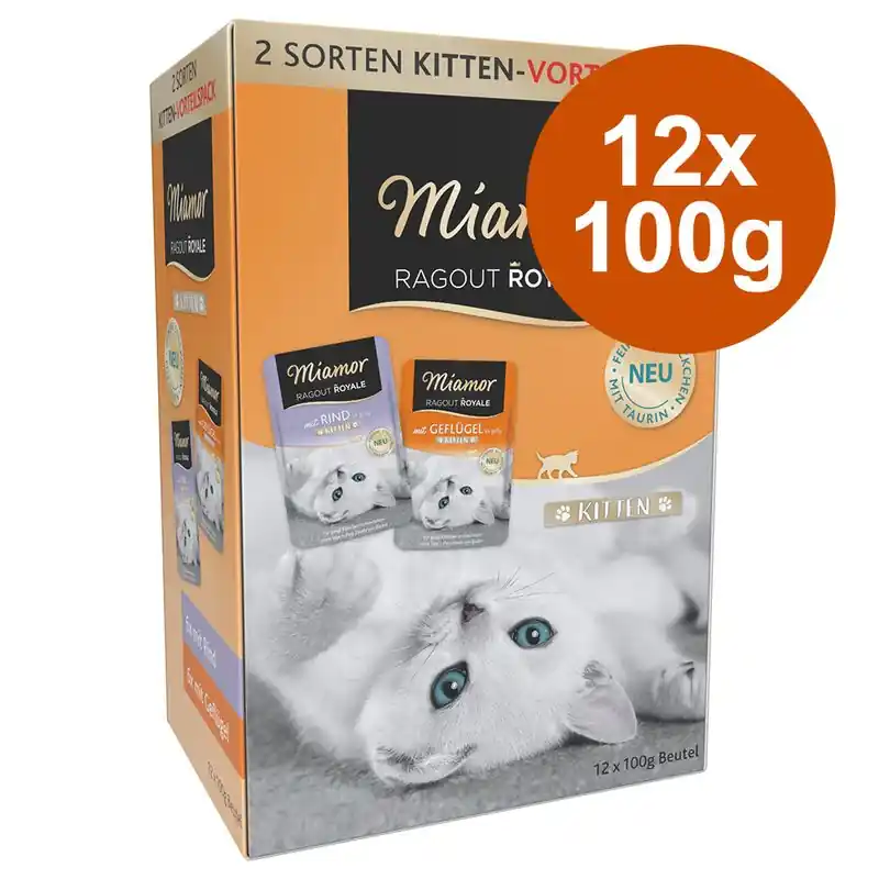 Miamor Ragout Royale Kitten vegyes csomag 12 x 100 g Vásárlói kedvenc