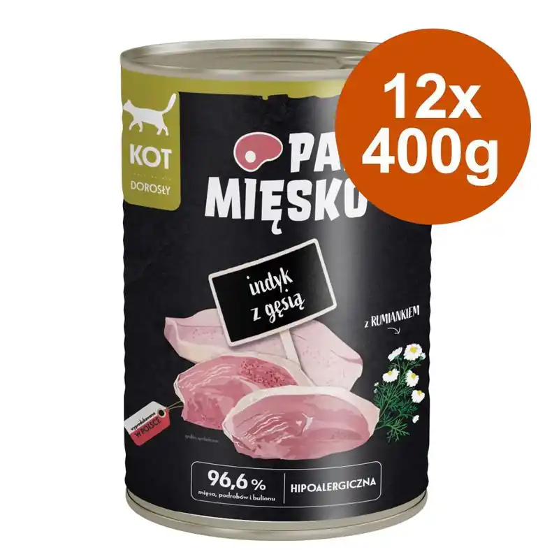 Outlet Pan Mięsko Cat 12 x 400 g