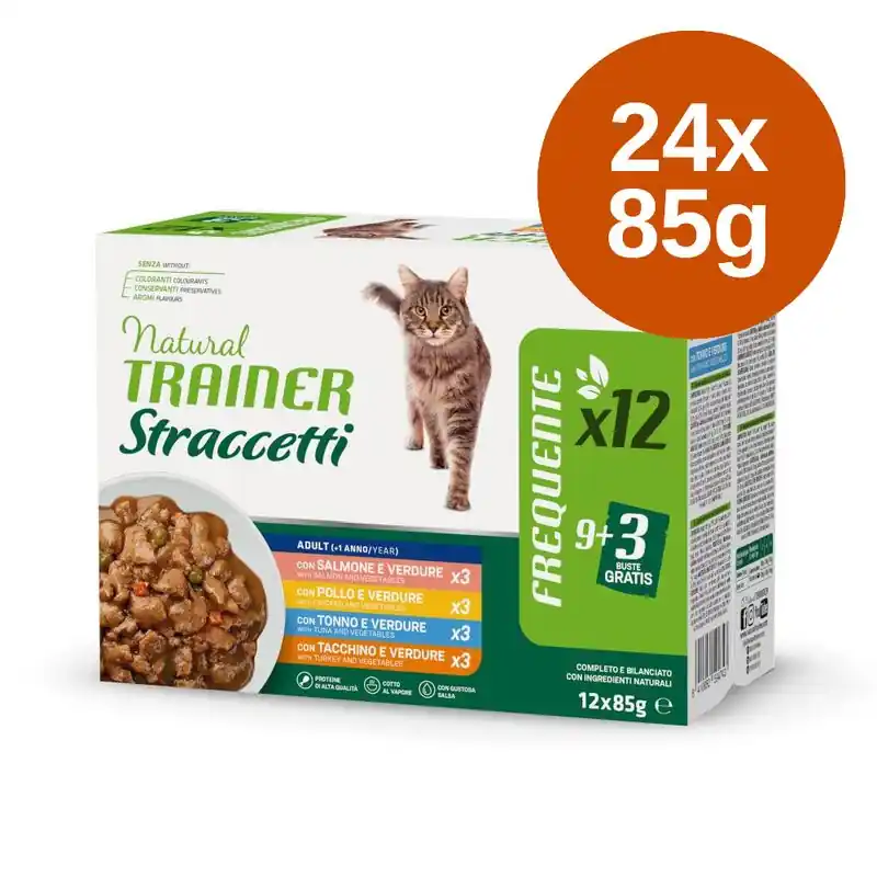 Újdonság Natural Trainer csíkok szószban 24 x 85 g