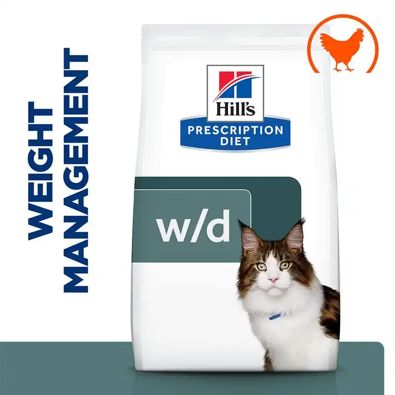 Hill‘s Prescription Diet w/d Multi-Benefit csirke macskatáp Kedvezmény