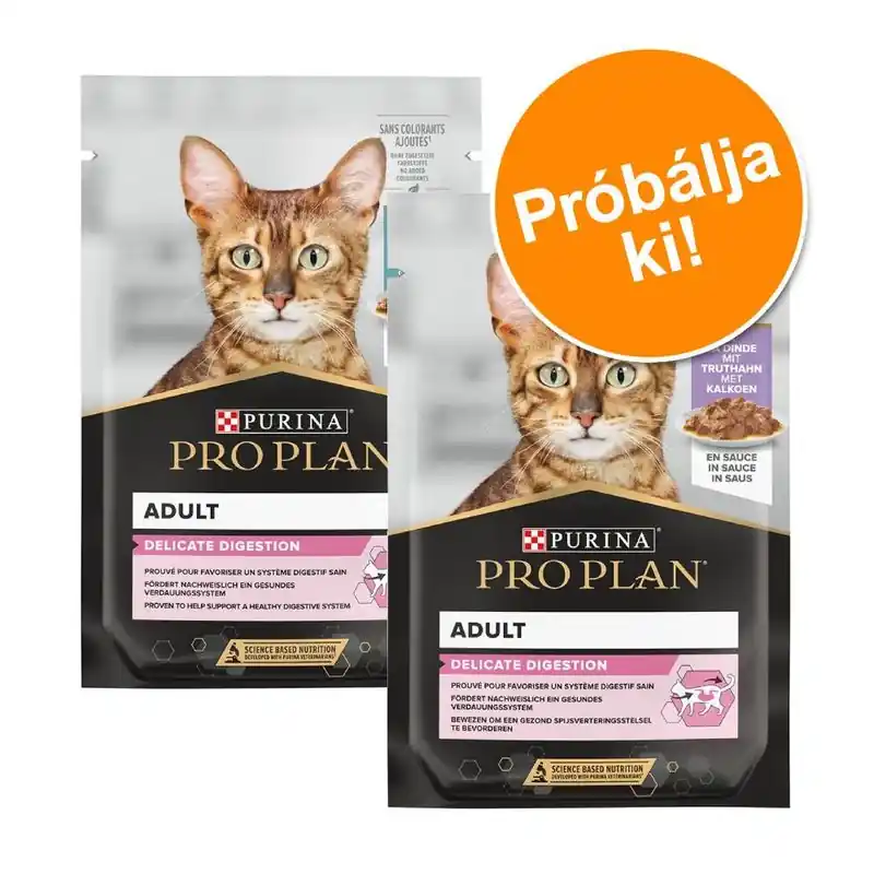 Biztonságos fizetés PURINA PRO PLAN vegyes próbacsomag 6 x 85 g