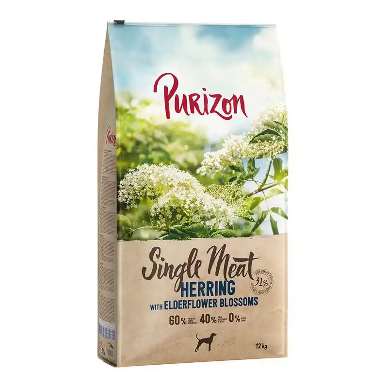 Purizon Single Meat hering & bodzavirág Árcsökkenés
