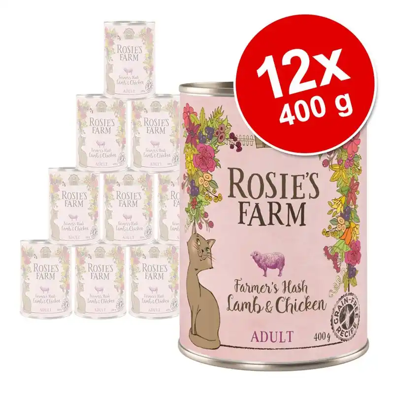 Kihagyhatatlan ajánlat Rosie‘s Farm Adult gazdaságos csomag 12 x 400 g