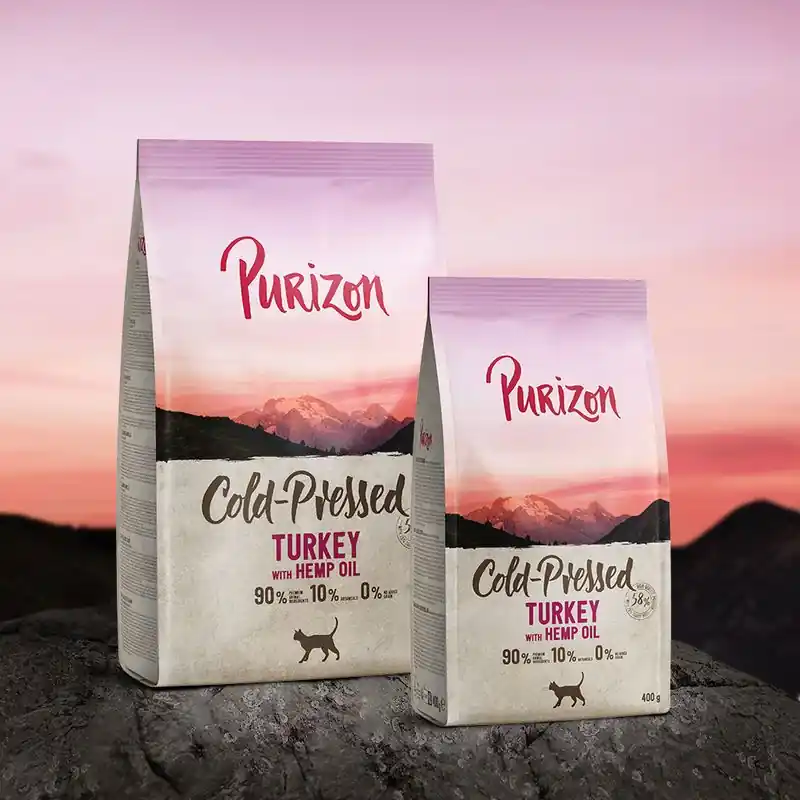 Gyors szállítás Purizon Coldpressed pulyka & kenderolaj