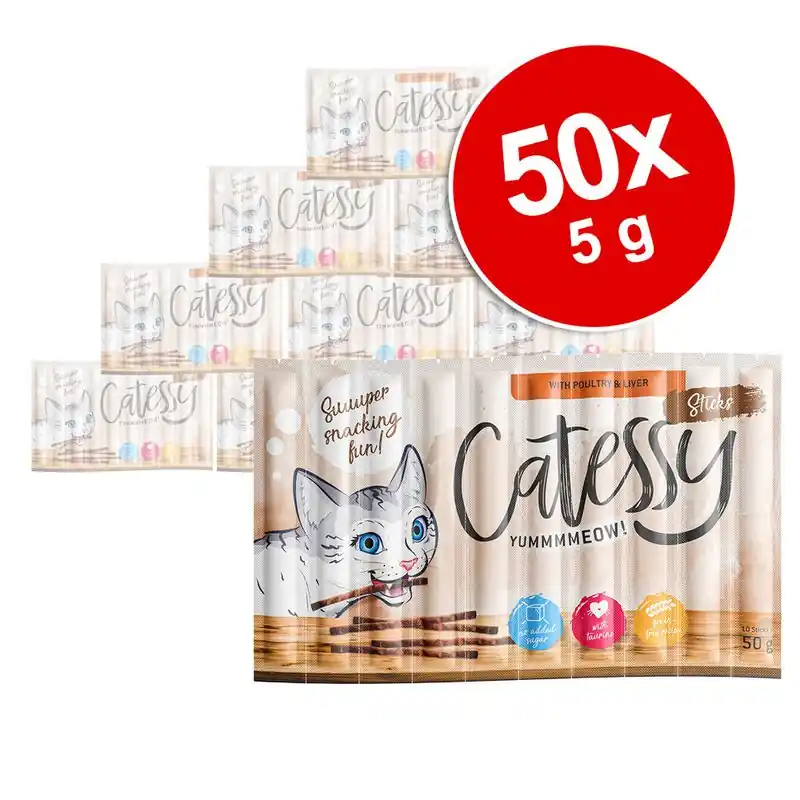 Catessy Sticks gazdaságos csomag 50 x 5 g Expressz kézbesítés