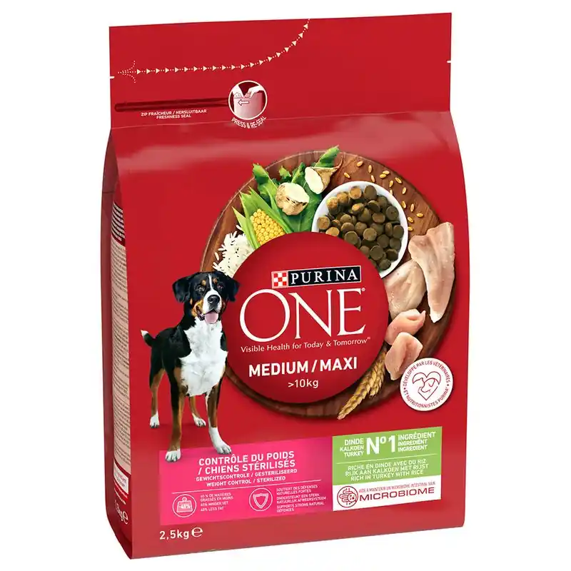 PURINA ONE Medium/Maxi Weight Control Sterilised pulyka Vedd meg online