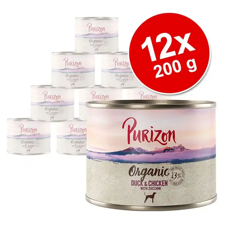 Purizon Organic gazdaságos csomag 12 x 200 g Biztonságos fizetés