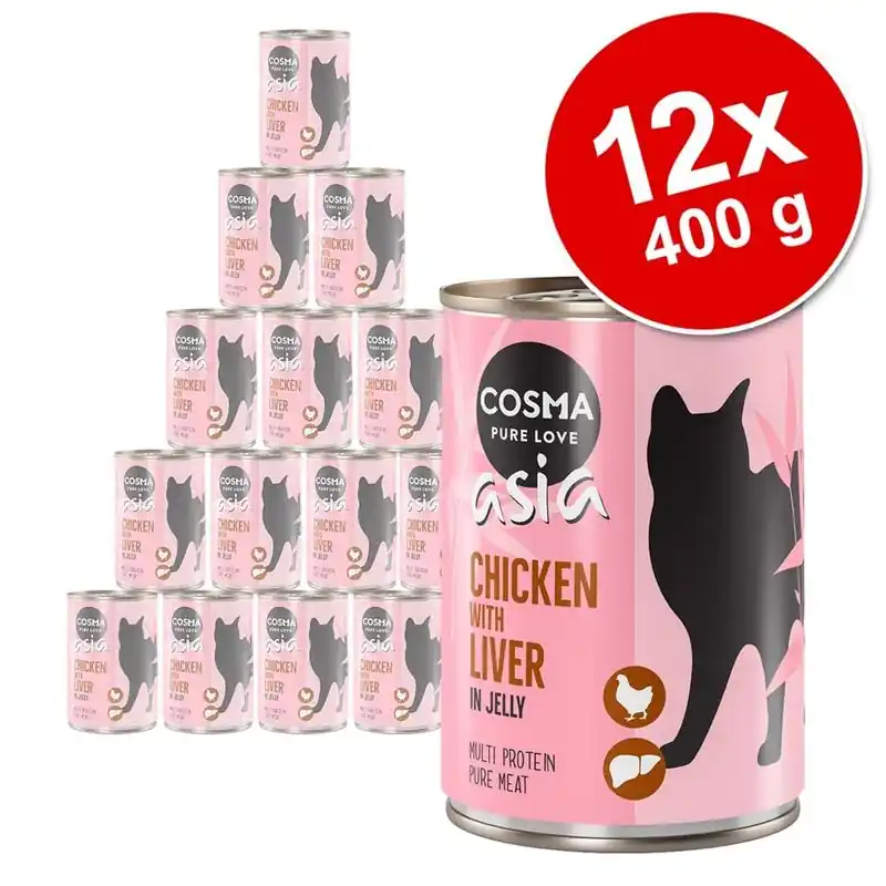 Cosma Asia aszpikos gazdaságos csomag 12 x 400 g Ajánlat