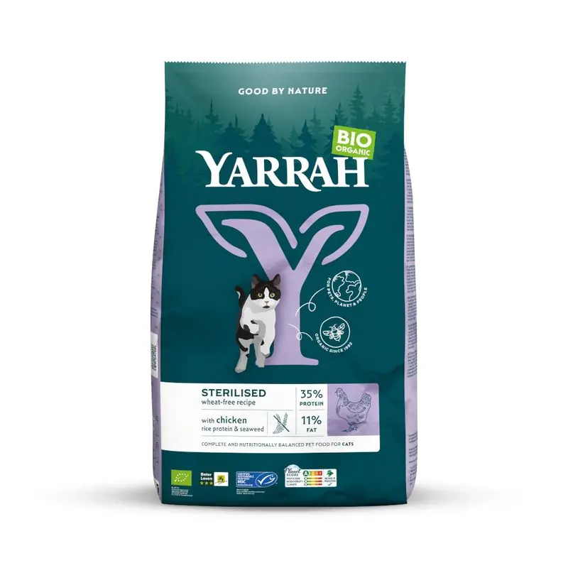 Yarrah Bio Sterilised macskatáp Exkluzív ajánlat