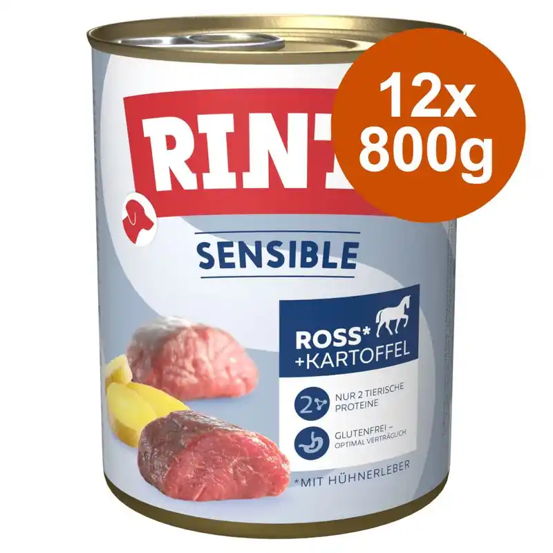 RINTI Sensible gazdaságos csomag 12 x 800 g Végkiárusítás