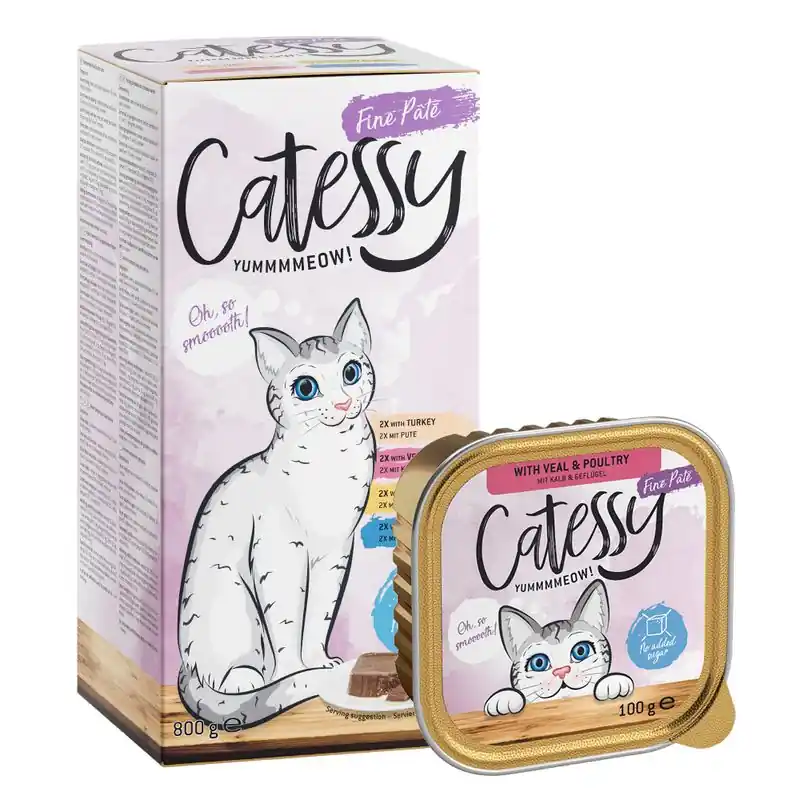 Catessy gabonamentes pástétom tálcás vegyes csomag 8 x 100 g Alacsony ár