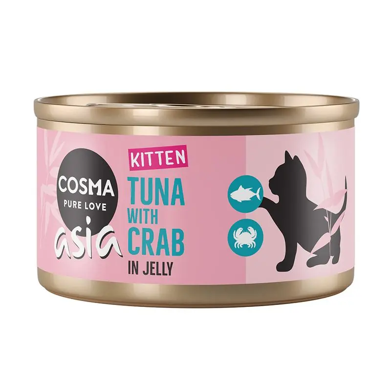 Cosma Asia Kitten aszpikban 6 x 85 g Végkiárusítás