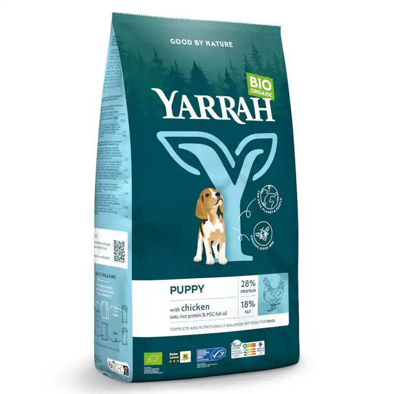 Yarrah Bio Puppy kutyatáp Biztonságos fizetés