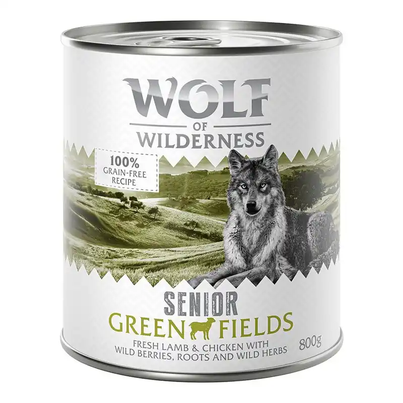 Ne maradj le Wolf of Wilderness Senior - Duo-Protein 6 x 800 g