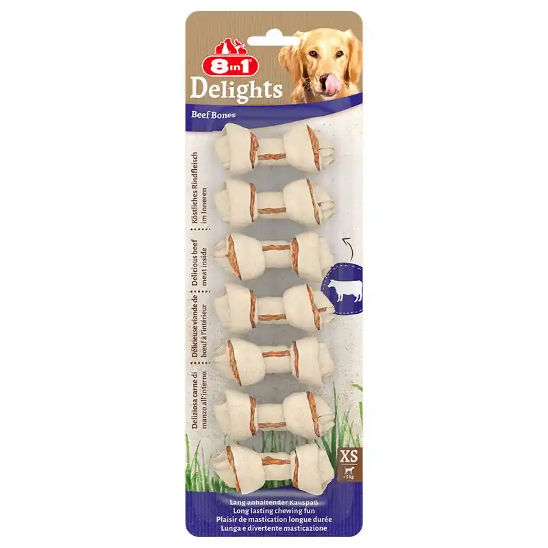 Gyors szállítás 8in1 Delights marha rágócsont
