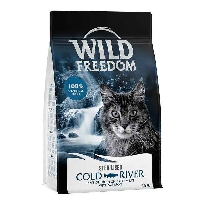 Akciós ár Wild Freedom Adult "Cold River" Sterilised lazac - gabonamentes