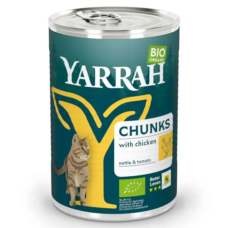 Yarrah Bio falatkák gazdaságos csomag 24 x 405 g Szuper ajánlat