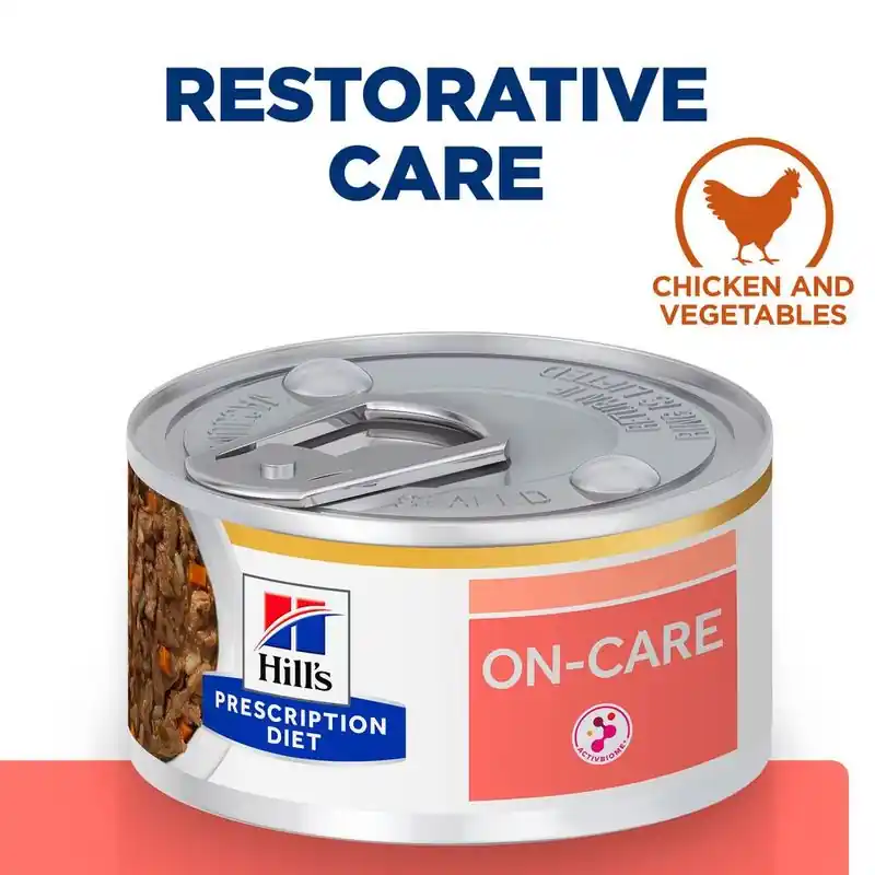 Újdonság Hill‘s Prescription Diet On-Care Ragout csirke macskatáp