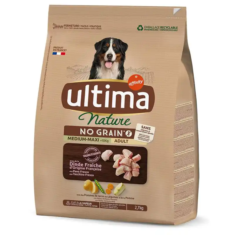 Ultima Nature No Grain Medium/Maxi pulyka Újdonság