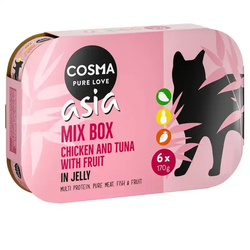 Cosma Asia Fruit aszpikban gazdaságos csomag 24 x 170 g Szuper ajánlat