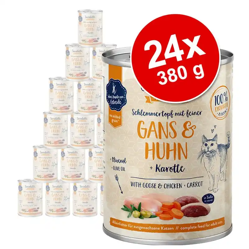 Sanabelle hús szószban gazdaságos csomag 24 x 380 g Olcsóbb