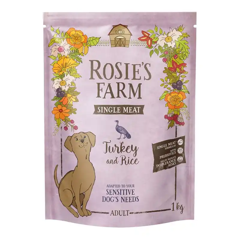 Rosie‘s Farm Single Meat Adult pulyka & rizs Végkiárusítás