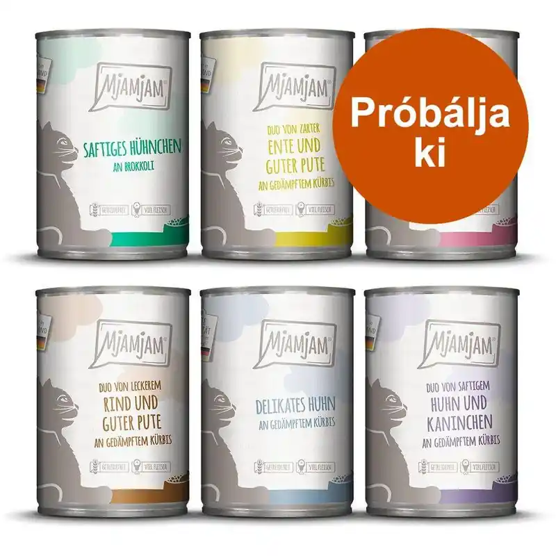 Legkelendőbb MjAMjAM vegyes csomag II. 6 x 400 g