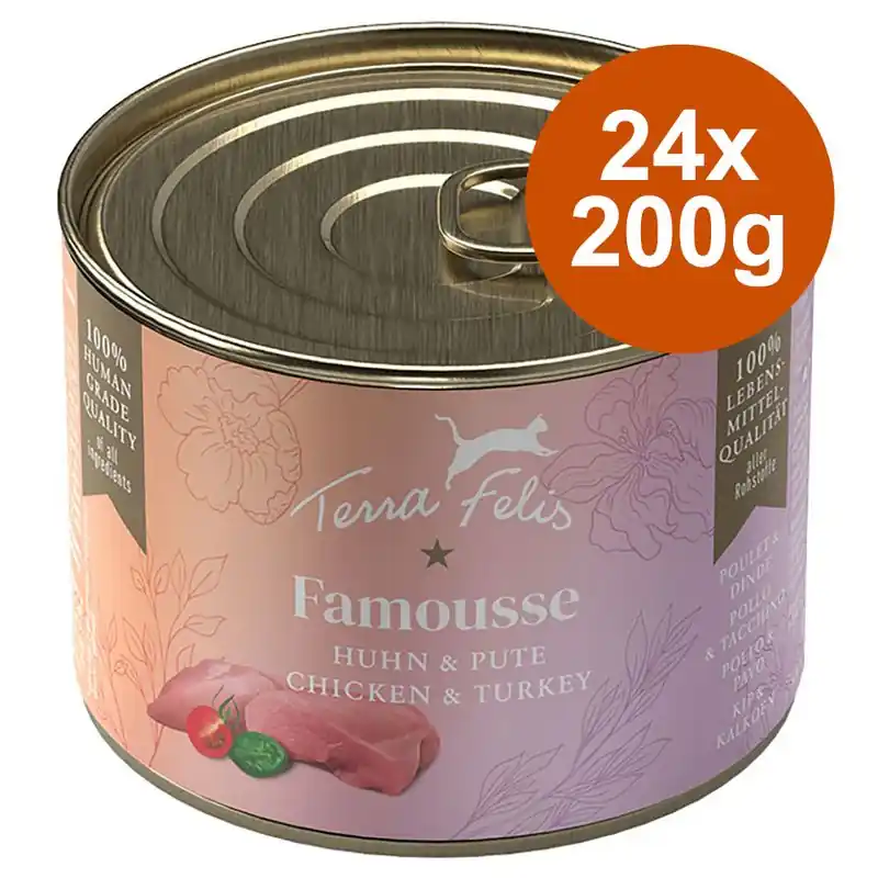 Expressz kézbesítés Terra Felis Famousse gazdaságos csomag 24 x 200 g