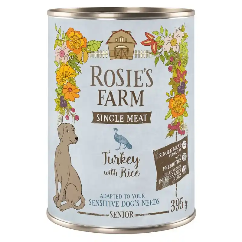 Expressz kézbesítés Rosie‘s Farm Single Meat Senior 6 x 395 g