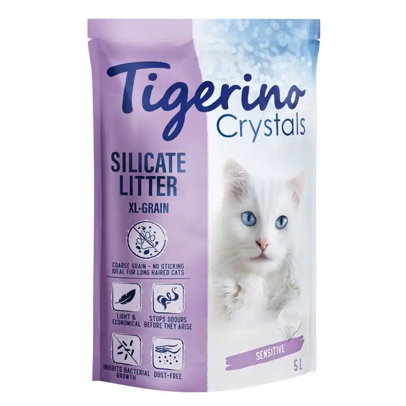 Szuper akció Tigerino Crystals XL-Grain Sensitive macskaalom – parfümmentes