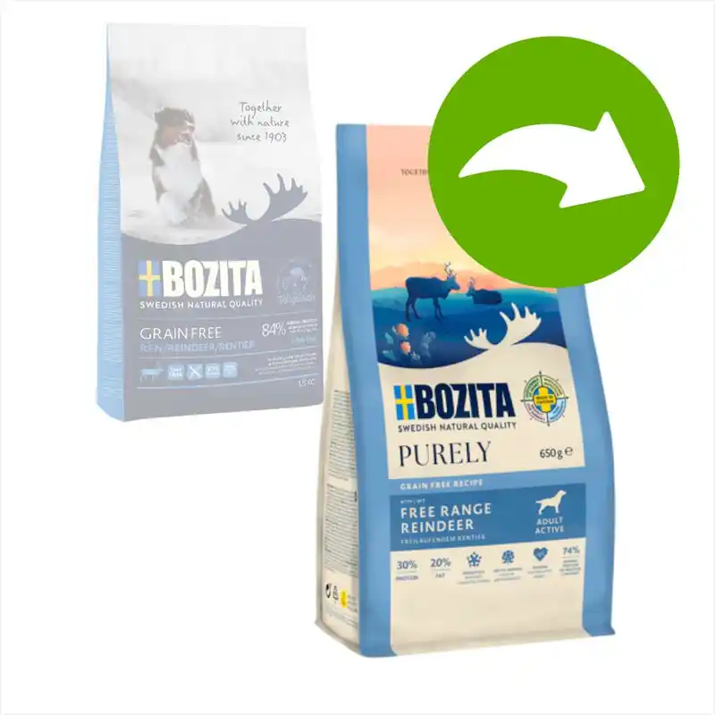 Rendeld meg most Bozita Dog Purely Adult Active Grain Free rénszarvas