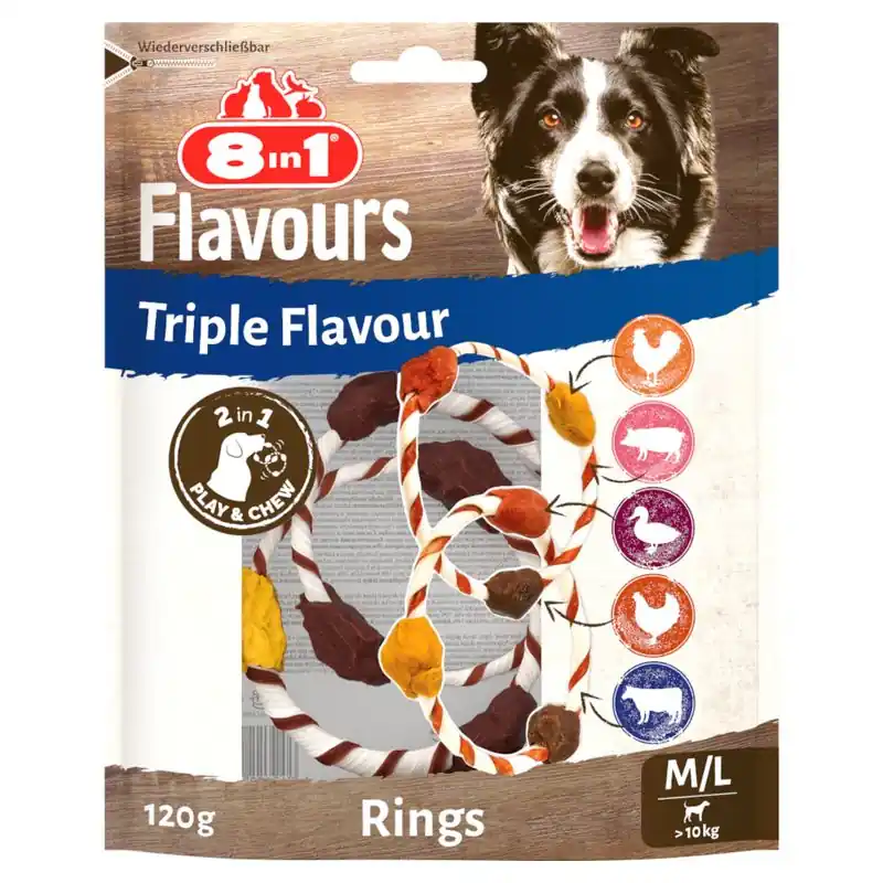 Újdonság 8in1 Triple Flavour karikák