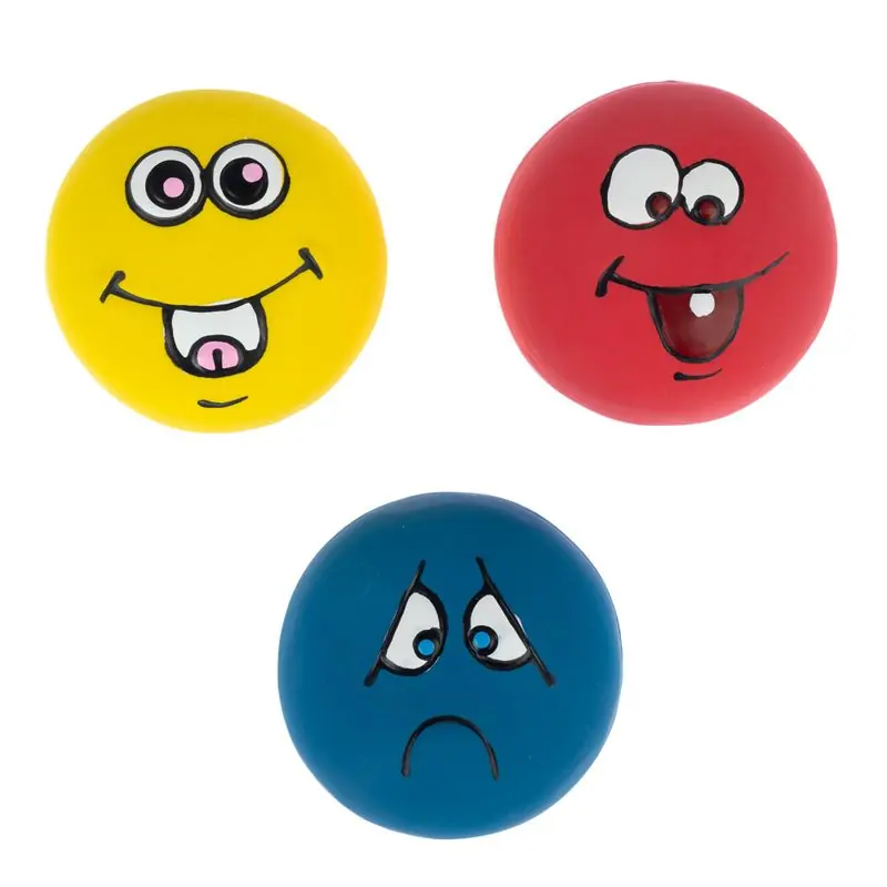 zooplus Basics Emoji latex labdák Olcsóbb