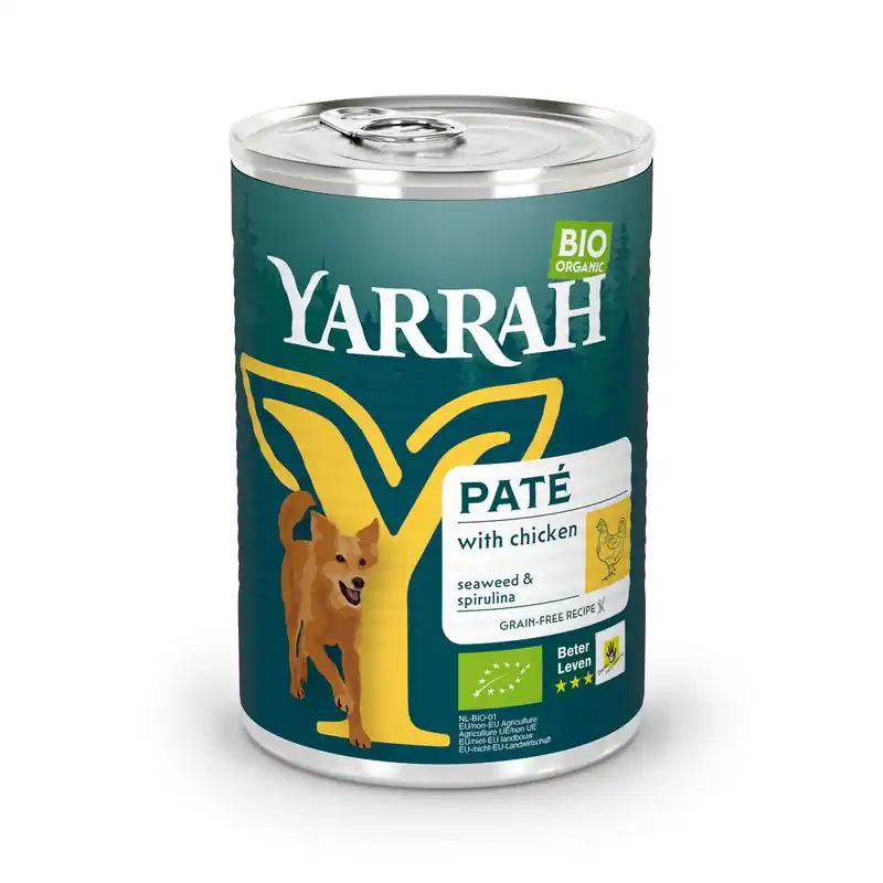 Vedd meg most Yarrah Bio Paté bio csirke, bio tengeri alga & bio spirulina