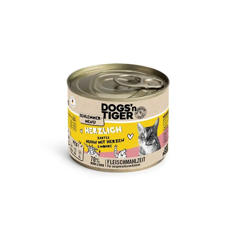 Gyors szállítás Dogs‘n Tiger ínyenc menü 6 x 200 g