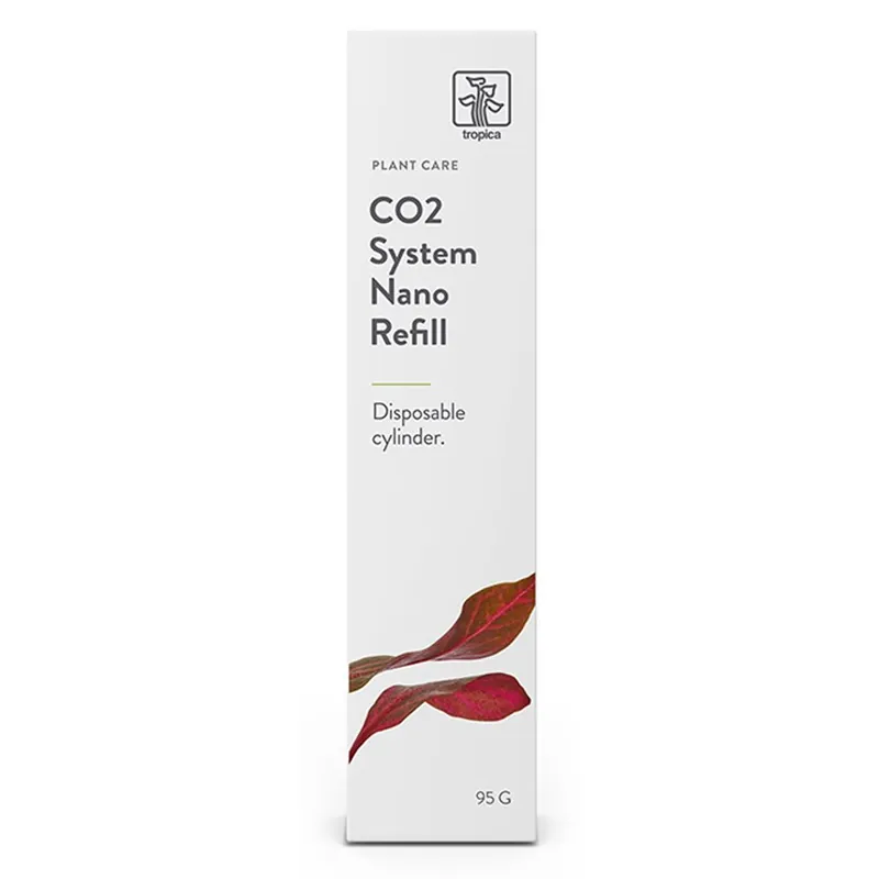 Végkiárusítás Tropica CO2 System Nano Refill Cylinder - 95 g - eldobható palack