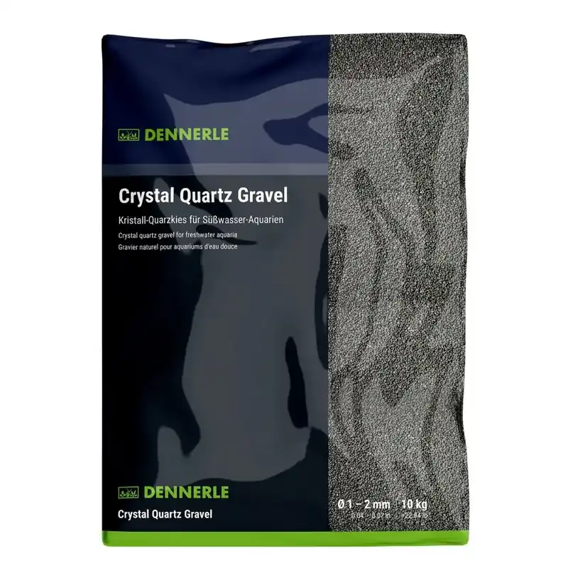 Dennerle Crystal Quartz Gravel Diamond Black - 10 kg Különleges ajánlat