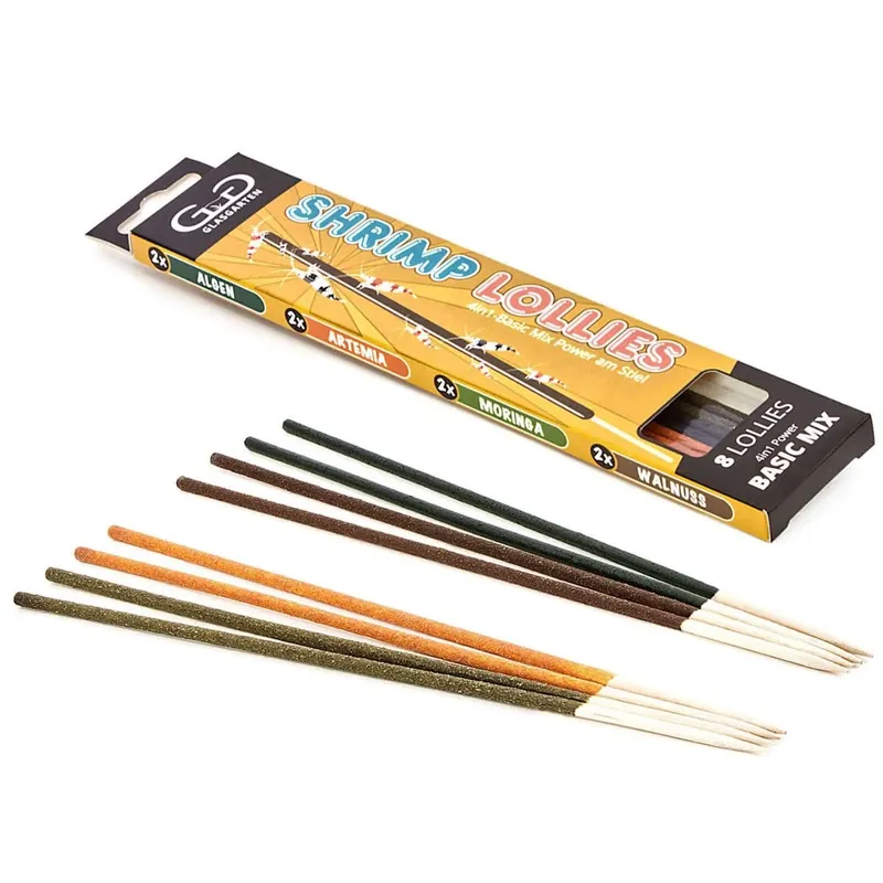 GlasGarten Shrimp Lollies 4in1 Sticks - 8 db - garnélatáp Rendeld meg most