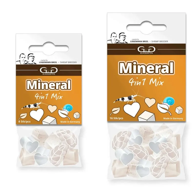 Újdonság GlasGarten Mineral Mix - 8 db - garnélatáp