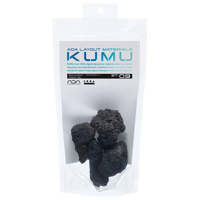 ADA KUMU ST-09 - Black Lava Stone - 150 g Vedd meg online