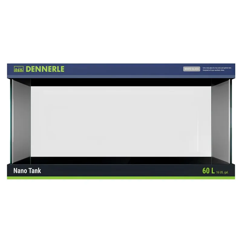 Dennerle Nano Tank Opti-White - 60x35x30 cm 60 l - fedlappal alátét szivaccsal Azonnali szállítás