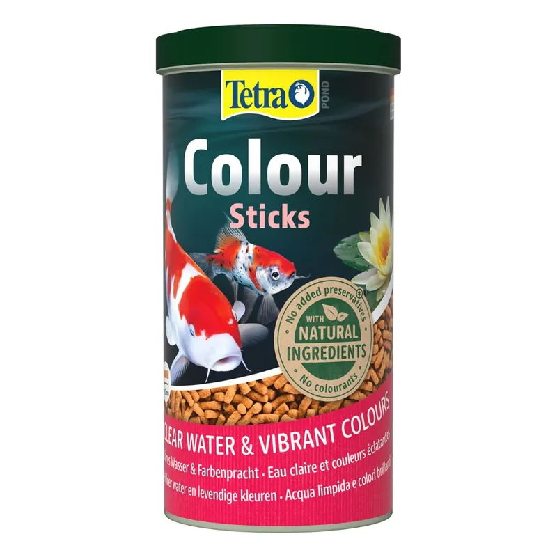 Szuper akció Tetra Pond Colour Sticks - 1 L - tavi haltáp